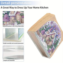 Load image into Gallery viewer, Christmas Acrylic DIY 5D Diamond Art Painting Napkin Holder Set Home Table Decor
