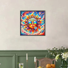 Load image into Gallery viewer, AB Diamond Painting - Full Round - Colorful trend sun (40*40CM)
