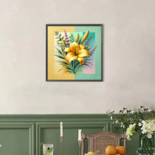 Load image into Gallery viewer, AB Diamond Painting - Full Round - Yellow lily bouquet (40*40CM)
