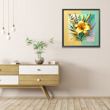 Load image into Gallery viewer, AB Diamond Painting - Full Round - Yellow lily bouquet (40*40CM)
