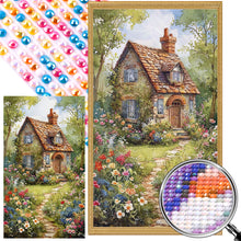 Load image into Gallery viewer, AB Diamond Painting - Full Round - Wooden cabin (40*70CM)
