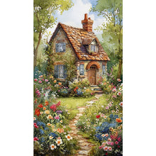 Load image into Gallery viewer, AB Diamond Painting - Full Round - Wooden cabin (40*70CM)
