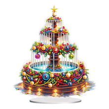Load image into Gallery viewer, Christmas Fountain 5D DIY Diamond Art Tabletop Decorations for Home Office Decor
