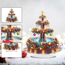 Load image into Gallery viewer, Christmas Fountain 5D DIY Diamond Art Tabletop Decorations for Home Office Decor
