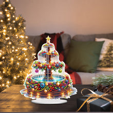 Load image into Gallery viewer, Christmas Fountain 5D DIY Diamond Art Tabletop Decorations for Home Office Decor
