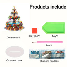 Load image into Gallery viewer, Christmas Fountain 5D DIY Diamond Art Tabletop Decorations for Home Office Decor
