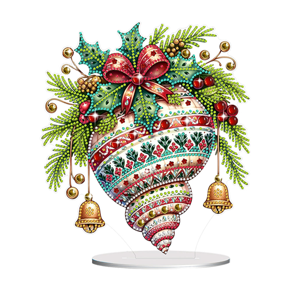Christmas Fountain 5D DIY Diamond Art Tabletop Decorations for Home Office Decor
