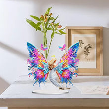 Load image into Gallery viewer, Winged Fairy Table Top Diamond Painting Ornament Kits Desktop Diamond Art Kits
