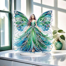 Load image into Gallery viewer, Winged Fairy Table Top Diamond Painting Ornament Kits Desktop Diamond Art Kits
