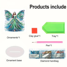 Load image into Gallery viewer, Winged Fairy Table Top Diamond Painting Ornament Kits Desktop Diamond Art Kits
