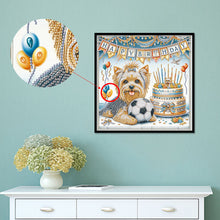 Load image into Gallery viewer, Diamond Painting - Partial Special Shaped - Cute dog (30*30CM)
