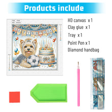 Load image into Gallery viewer, Diamond Painting - Partial Special Shaped - Cute dog (30*30CM)
