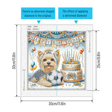 Load image into Gallery viewer, Diamond Painting - Partial Special Shaped - Cute dog (30*30CM)
