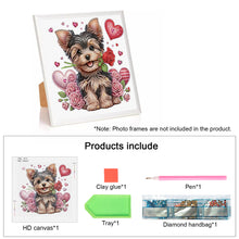 Load image into Gallery viewer, Diamond Painting - Partial Special Shaped - Cute dog (30*30CM)
