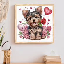 Load image into Gallery viewer, Diamond Painting - Partial Special Shaped - Cute dog (30*30CM)
