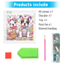 Load image into Gallery viewer, Diamond Painting - Partial Special Shaped - Cute dog (30*30CM)
