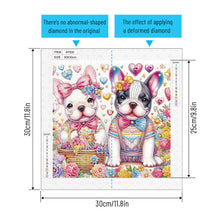 Load image into Gallery viewer, Diamond Painting - Partial Special Shaped - Cute dog (30*30CM)
