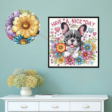 Load image into Gallery viewer, Diamond Painting - Partial Special Shaped - Cute dog (30*30CM)
