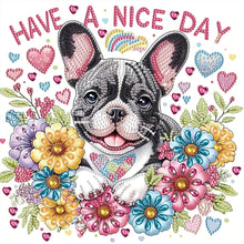 Load image into Gallery viewer, Diamond Painting - Partial Special Shaped - Cute dog (30*30CM)
