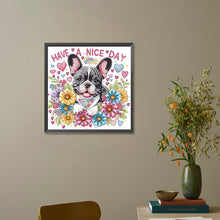 Load image into Gallery viewer, Diamond Painting - Partial Special Shaped - Cute dog (30*30CM)
