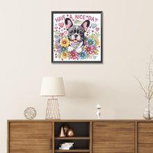Load image into Gallery viewer, Diamond Painting - Partial Special Shaped - Cute dog (30*30CM)

