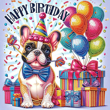 Load image into Gallery viewer, Diamond Painting - Partial Special Shaped - Cute dog (30*30CM)
