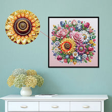 Load image into Gallery viewer, Diamond Painting - Partial Special Shaped - Flower bouquet (30*30CM)
