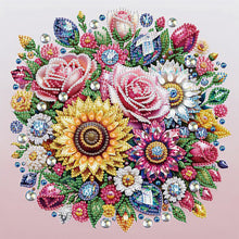 Load image into Gallery viewer, Diamond Painting - Partial Special Shaped - Flower bouquet (30*30CM)

