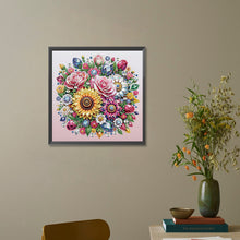Load image into Gallery viewer, Diamond Painting - Partial Special Shaped - Flower bouquet (30*30CM)
