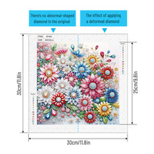 Load image into Gallery viewer, Diamond Painting - Partial Special Shaped - Flower bouquet (30*30CM)
