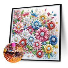 Load image into Gallery viewer, Diamond Painting - Partial Special Shaped - Flower bouquet (30*30CM)
