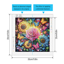 Load image into Gallery viewer, Diamond Painting - Partial Special Shaped - Flower bouquet (30*30CM)
