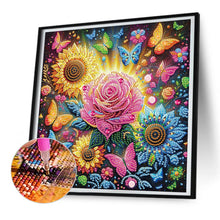 Load image into Gallery viewer, Diamond Painting - Partial Special Shaped - Flower bouquet (30*30CM)
