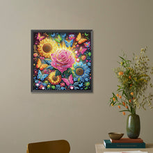 Load image into Gallery viewer, Diamond Painting - Partial Special Shaped - Flower bouquet (30*30CM)
