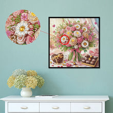 Load image into Gallery viewer, Diamond Painting - Partial Special Shaped - Flower bouquet (30*30CM)
