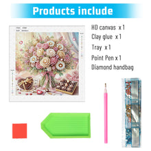 Load image into Gallery viewer, Diamond Painting - Partial Special Shaped - Flower bouquet (30*30CM)
