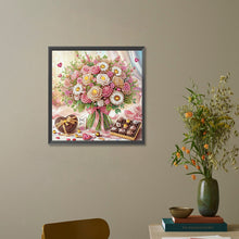 Load image into Gallery viewer, Diamond Painting - Partial Special Shaped - Flower bouquet (30*30CM)
