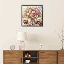 Load image into Gallery viewer, Diamond Painting - Partial Special Shaped - Flower bouquet (30*30CM)
