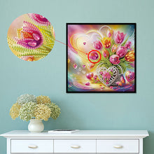Load image into Gallery viewer, Diamond Painting - Partial Special Shaped - Flower bouquet (30*30CM)
