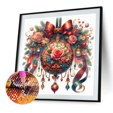 Load image into Gallery viewer, Diamond Painting - Full Round - Christmas rose red ball (40*40CM)
