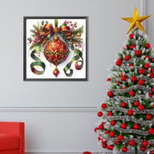 Load image into Gallery viewer, Diamond Painting - Full Round - Christmas ribbon red ball (40*40CM)
