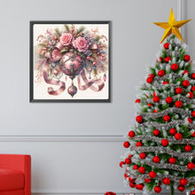 Load image into Gallery viewer, Diamond Painting - Full Round - Christmas pink rose ball (40*40CM)
