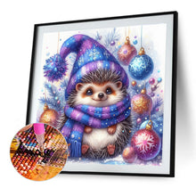Load image into Gallery viewer, Diamond Painting - Full Round - Christmas hedgehog (40*40CM)
