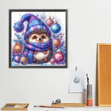 Load image into Gallery viewer, Diamond Painting - Full Round - Christmas hedgehog (40*40CM)
