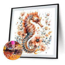 Load image into Gallery viewer, Diamond Painting - Full Round - Seahorse in the flower field (40*40CM)

