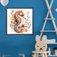 Load image into Gallery viewer, Diamond Painting - Full Round - Seahorse in the flower field (40*40CM)
