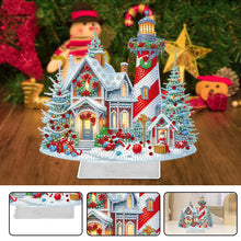 Load image into Gallery viewer, Christmas Acrylic Special Shape Igloo Table Top Diamond Painting Ornament Kits
