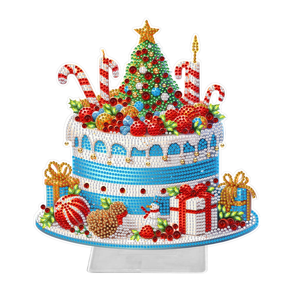 Christmas Acrylic Special Shape Igloo Table Top Diamond Painting Ornament Kits