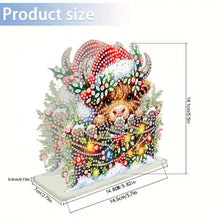 Load image into Gallery viewer, Acrylic Christmas Double Sided Nutcracker Diamond Art Storage Rack for Beginners
