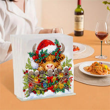 Load image into Gallery viewer, Acrylic Christmas Double Sided Nutcracker Diamond Art Storage Rack for Beginners
